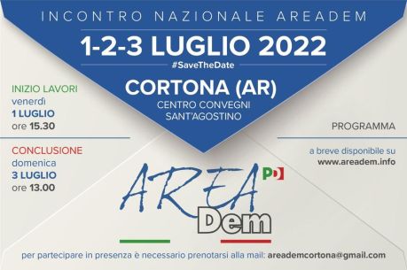 Incontro nazionale Areadem - Cortona 2022 - Programma
